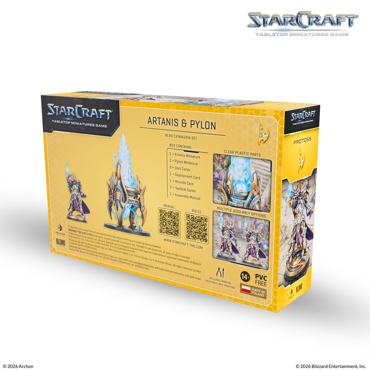 Archon Studio - Starcraft TMG: Protoss Hero Expansion Set: Artanis & Pylon