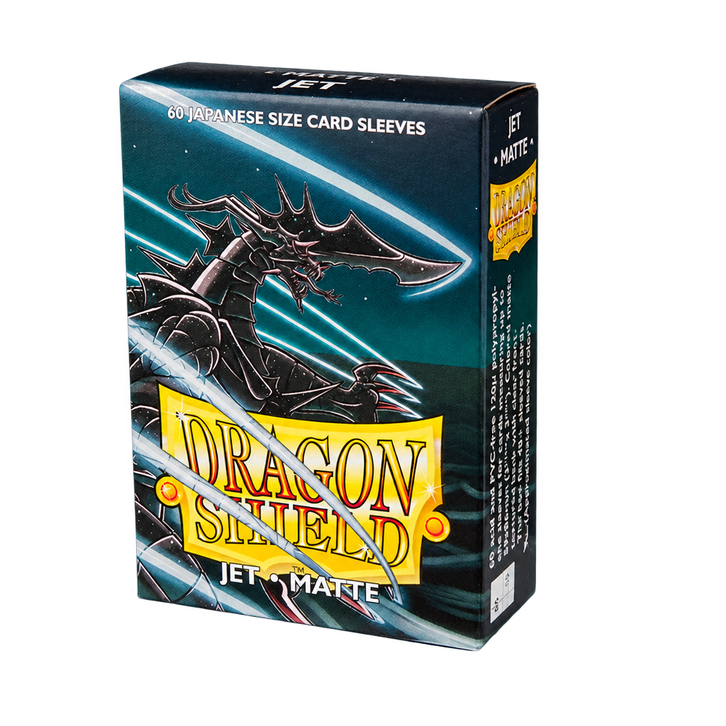 Dragon Shield - Japanese Sleeves: Jet [Matte] (60 Sleeves)